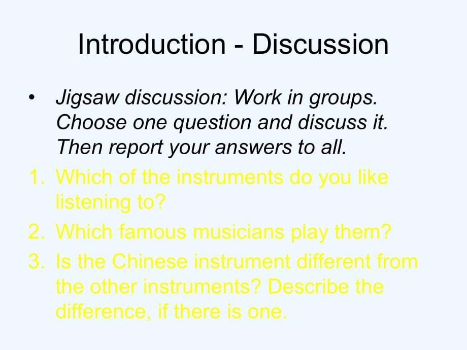 2017-2018学年高中英语 module 3 music 外研版必修2_第5页