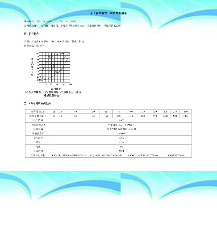 zajv型电动v型调节球阀_第4页