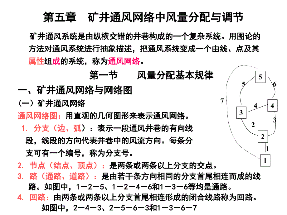 矿井通风中风量分配与风量调节._第2页