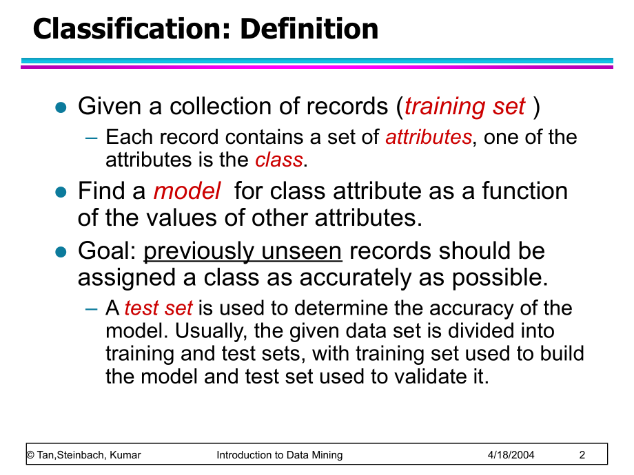数据挖掘导论英文chap4_basic_classification讲述_第2页