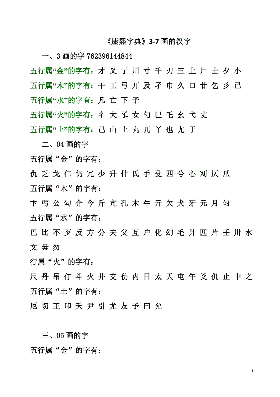 起名康熙字典1-30画的汉字资料_第1页