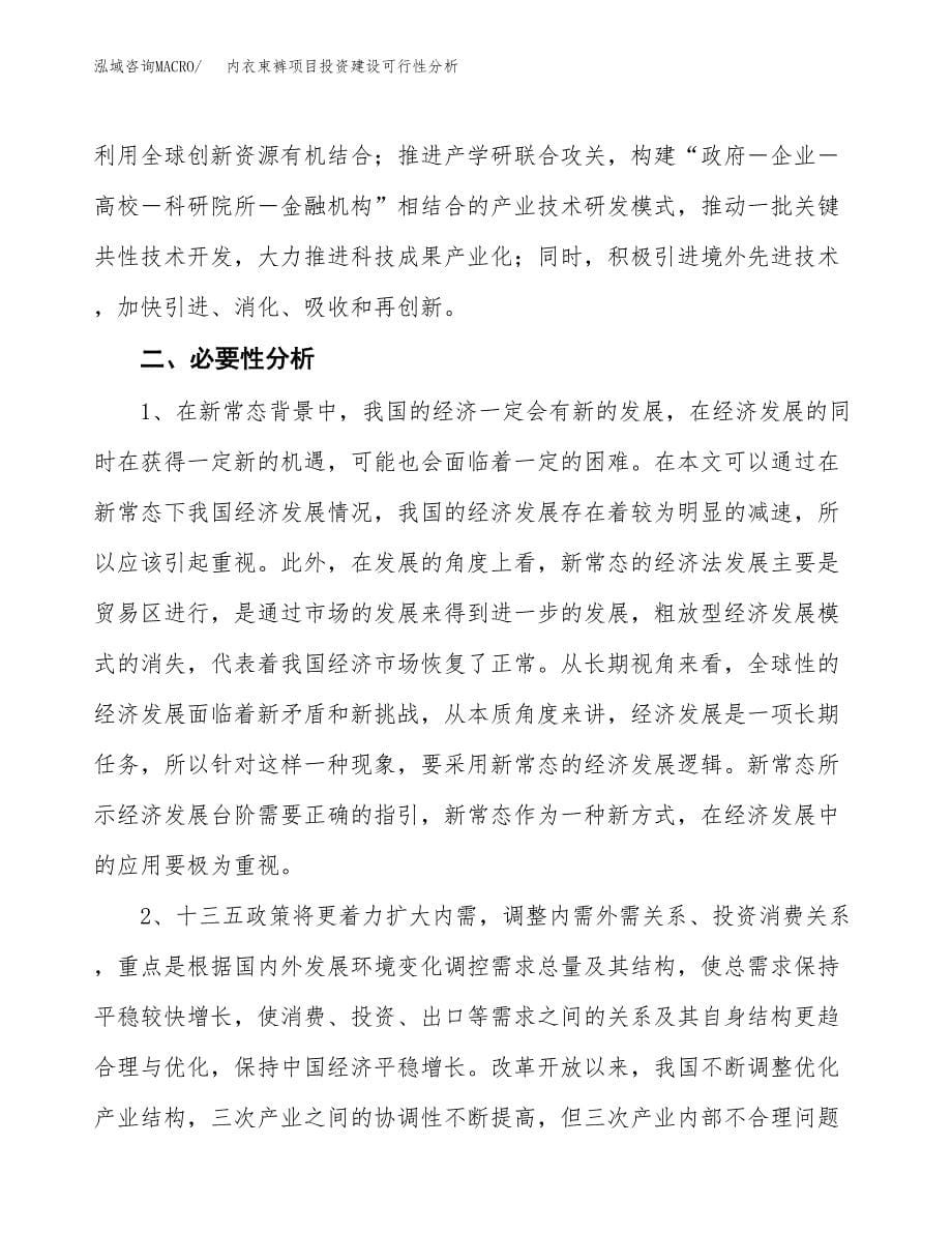 内衣束裤项目投资建设可行性分析.docx_第5页