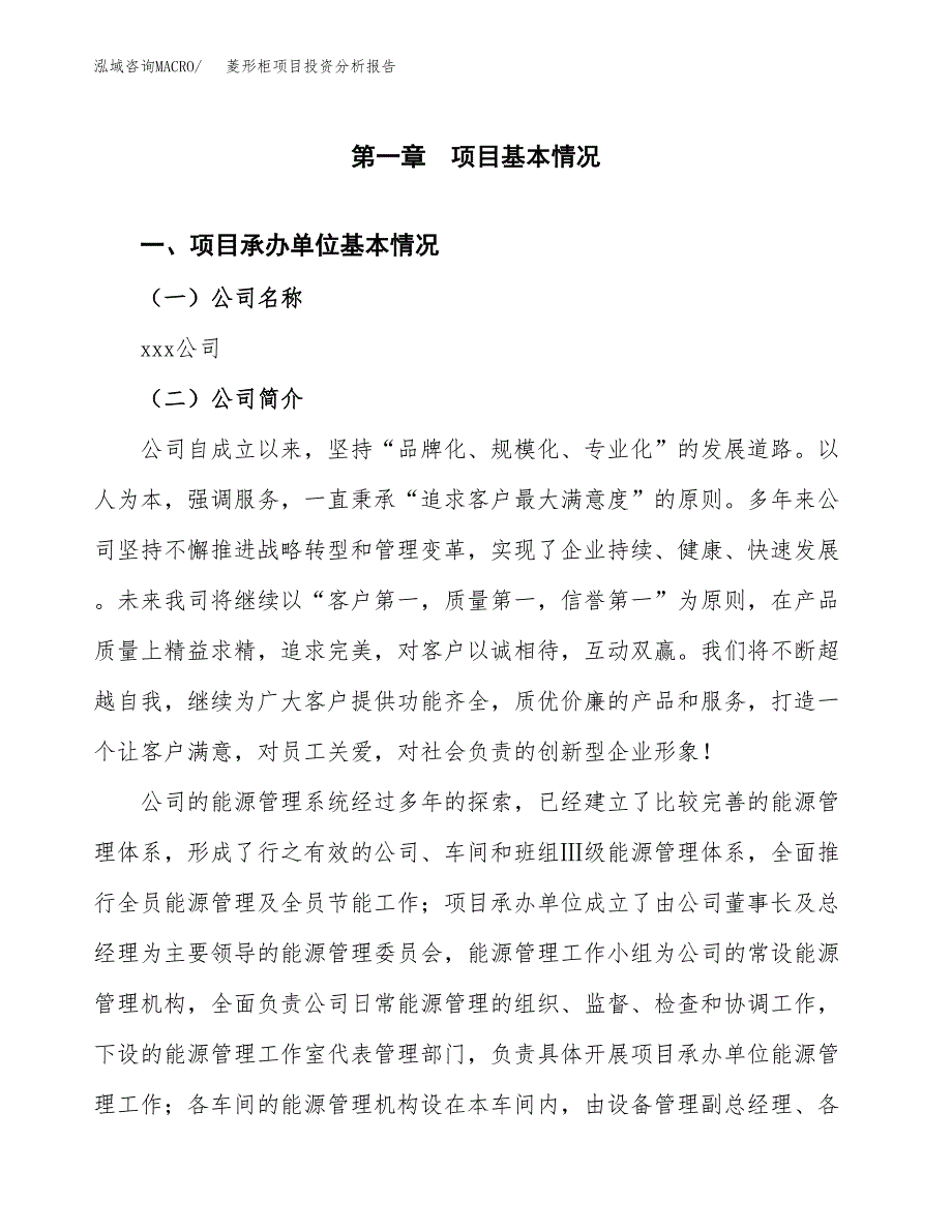 菱形柜项目投资分析报告（总投资18000万元）（71亩）_第2页