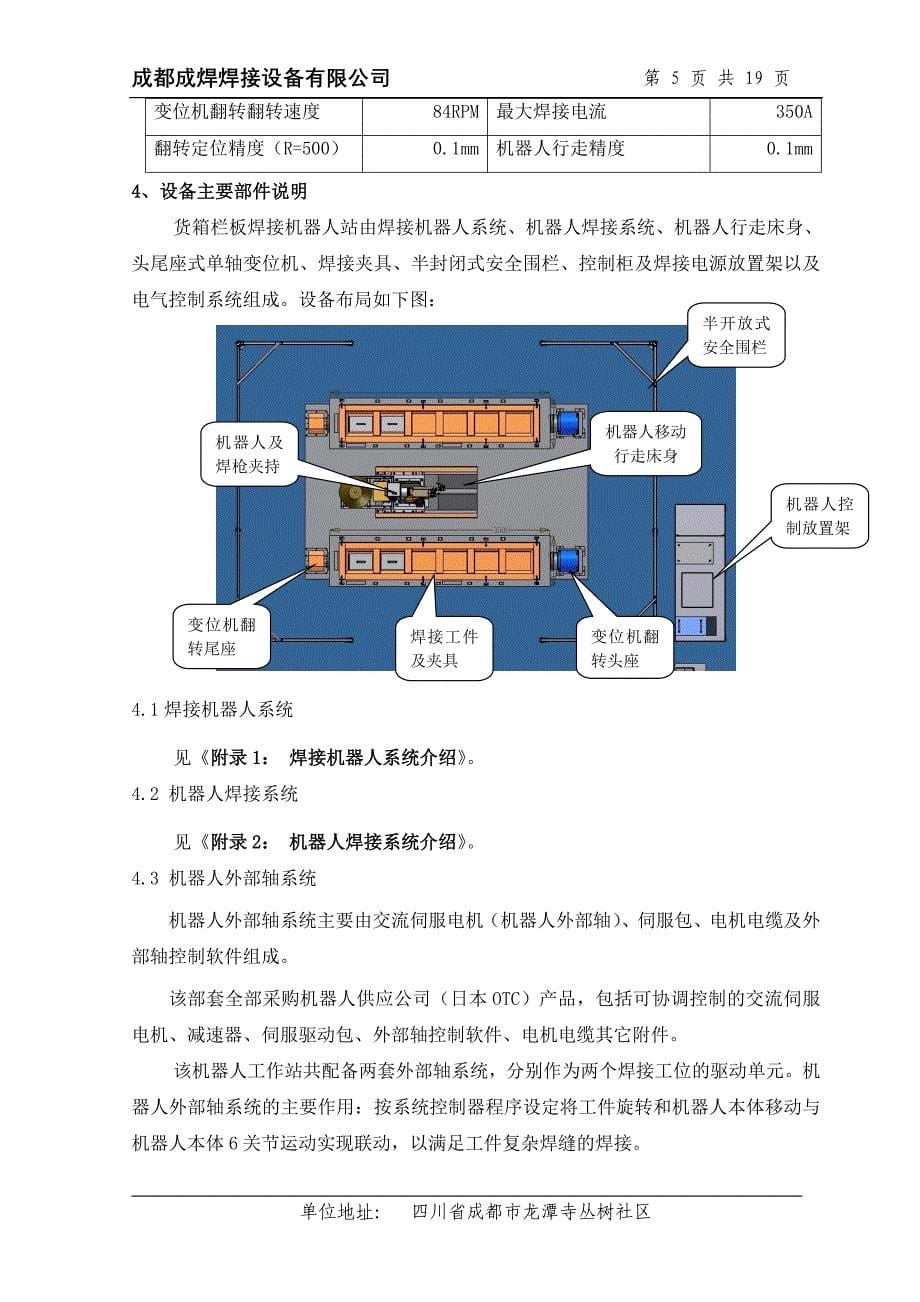 货箱栏板焊接机器人站方案书20130402讲解_第5页