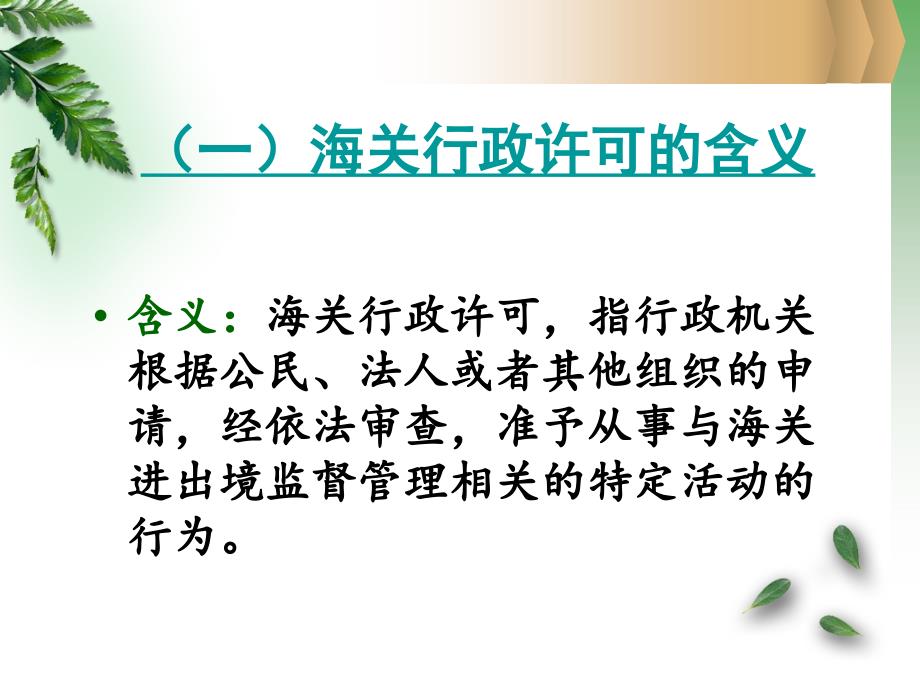 海关行政许可制度 课件讲解_第3页