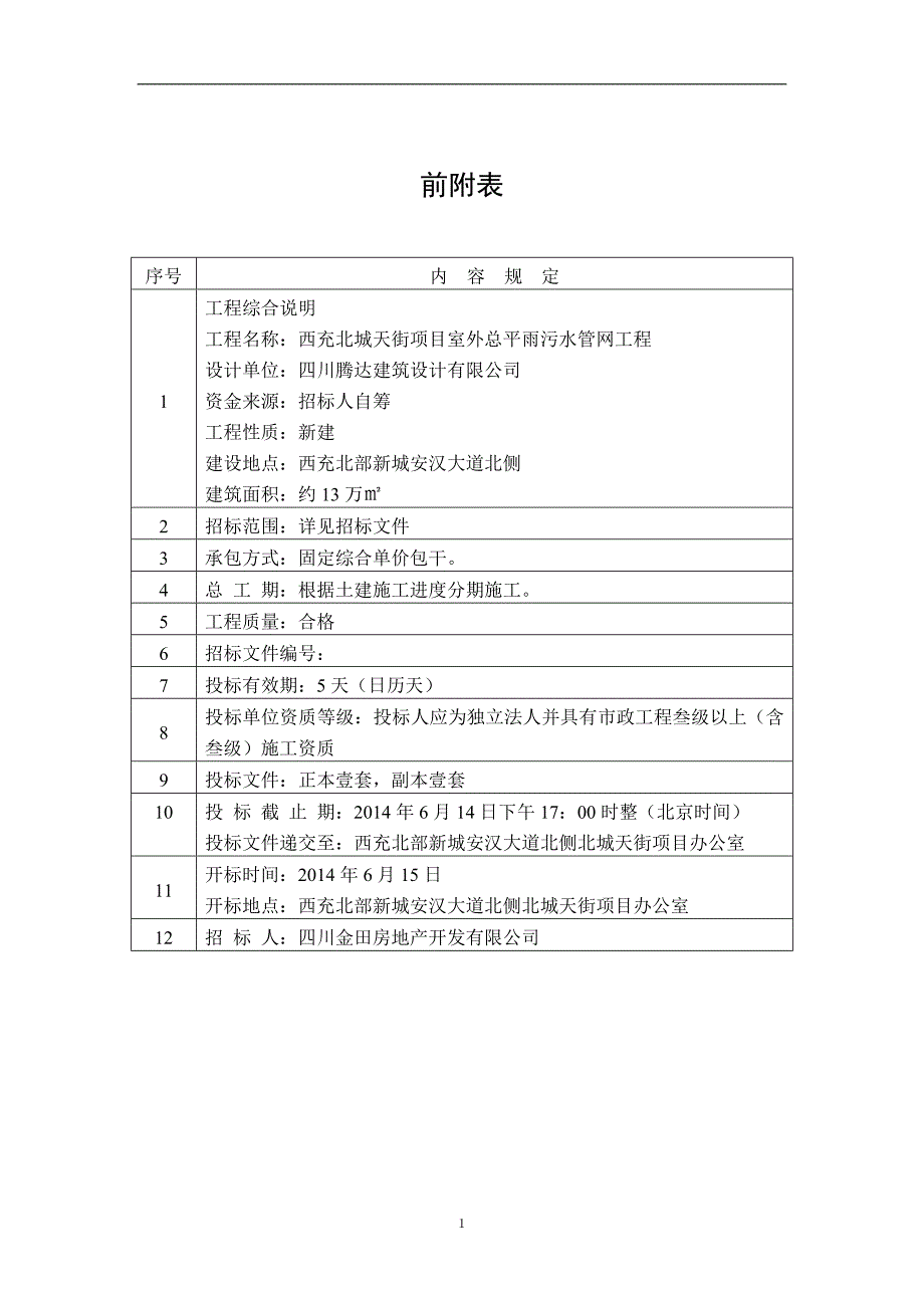 总平雨污水管网招标文件_第2页