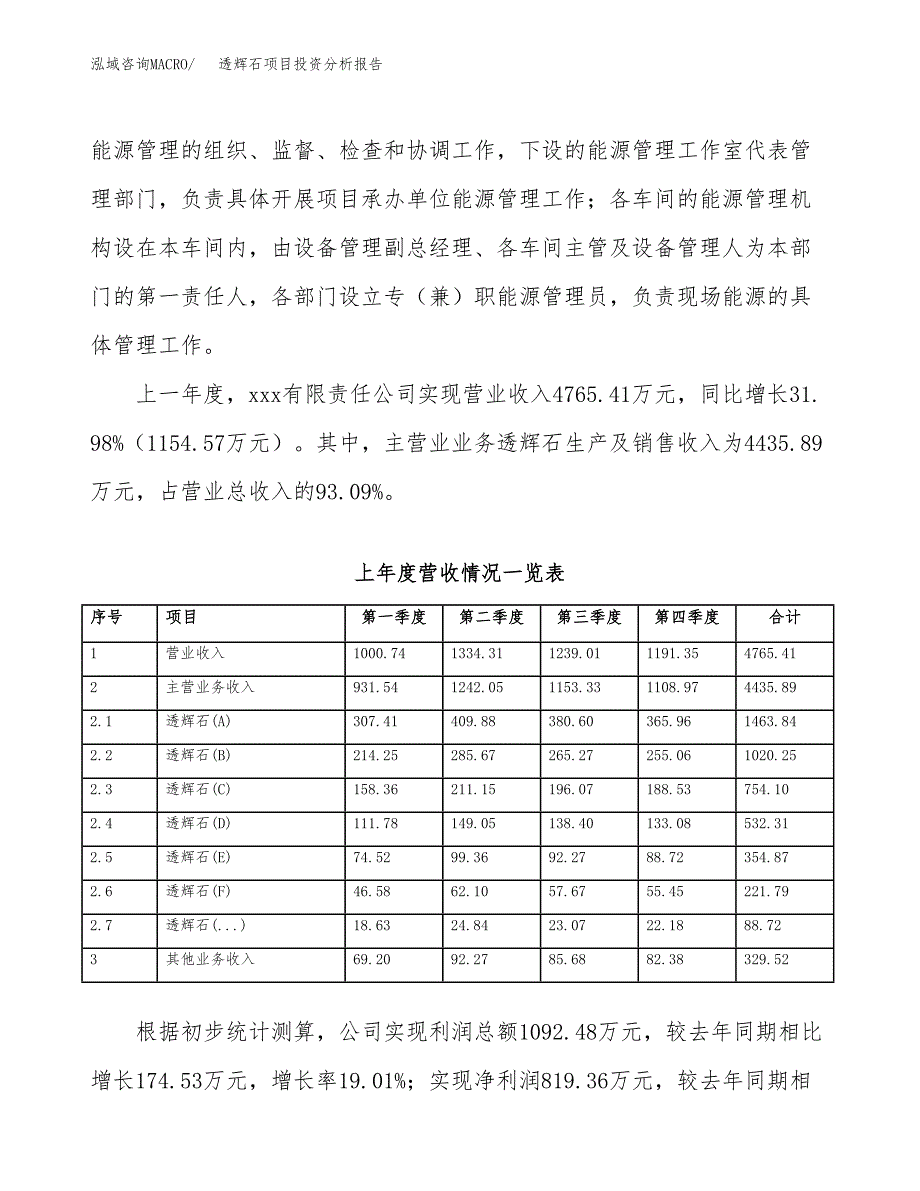 透辉石项目投资分析报告（总投资4000万元）（18亩）_第3页