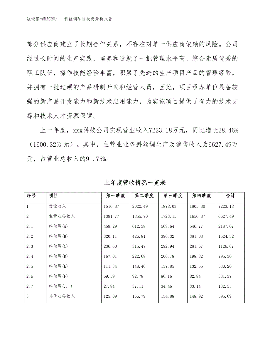 斜丝绸项目投资分析报告（总投资7000万元）（29亩）_第3页