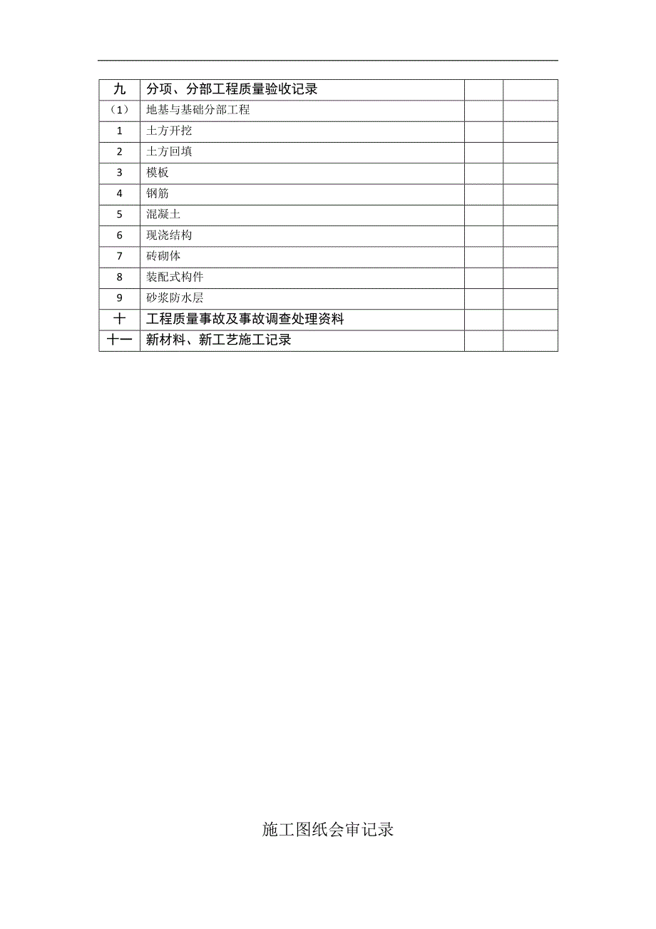 建筑工程技术管理资料实训表格-(3)_第3页