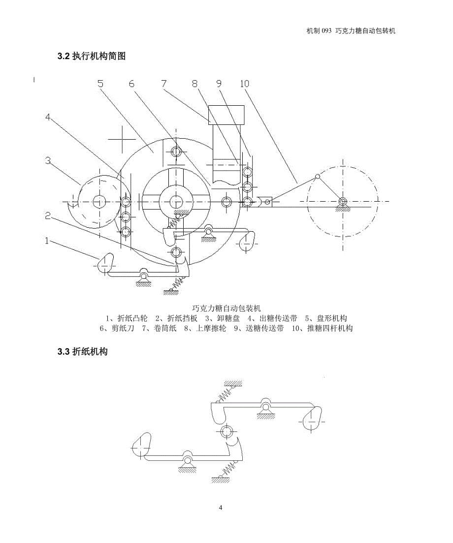机械原理课件设计--巧克力糖自动包装机_第5页