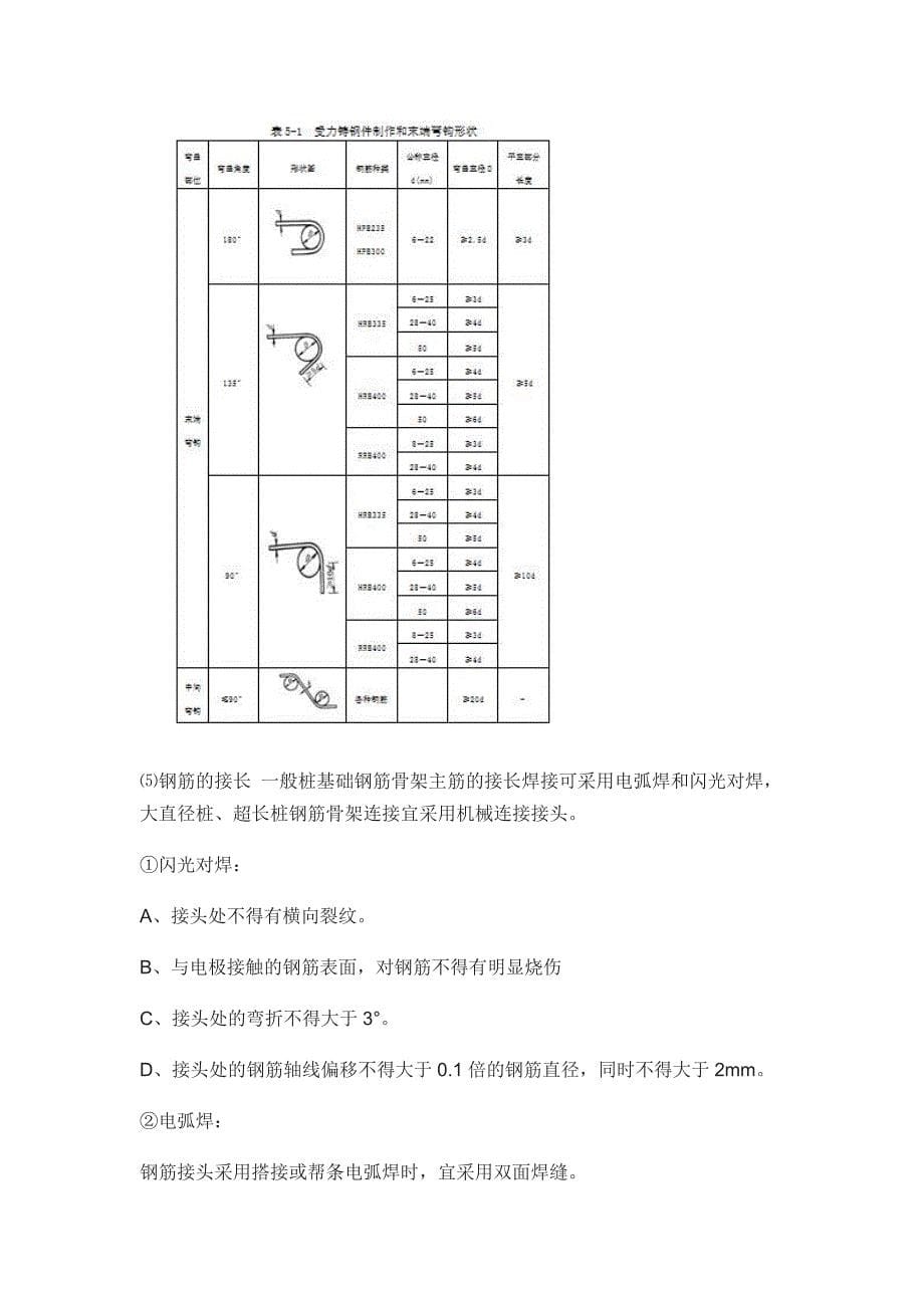 每个搞工程都该知道桩基钢筋加工及安装标准施工工艺是这样的(精)_第5页