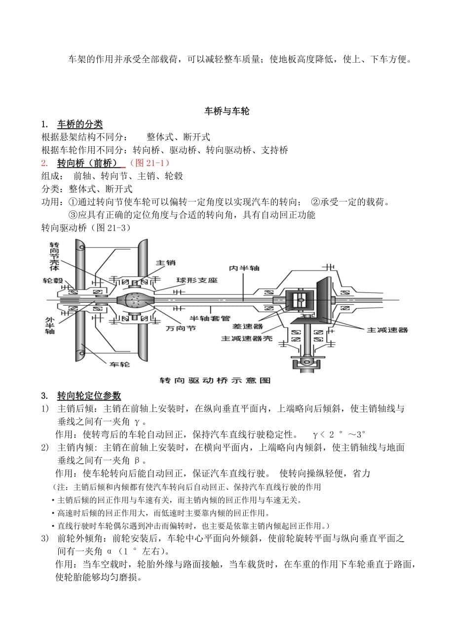 汽车底盘复习提纲精要_第5页