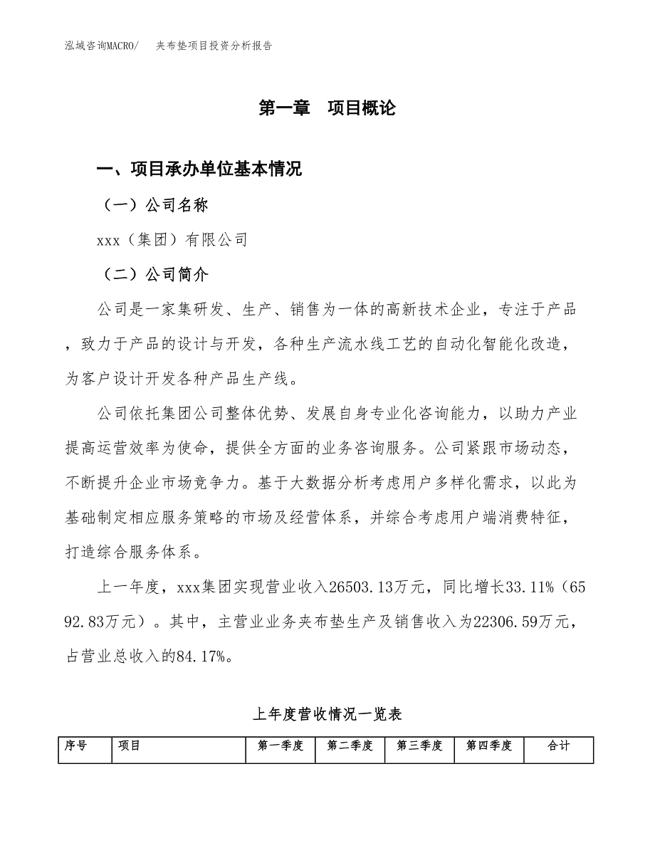 夹布垫项目投资分析报告（总投资20000万元）（90亩）_第2页