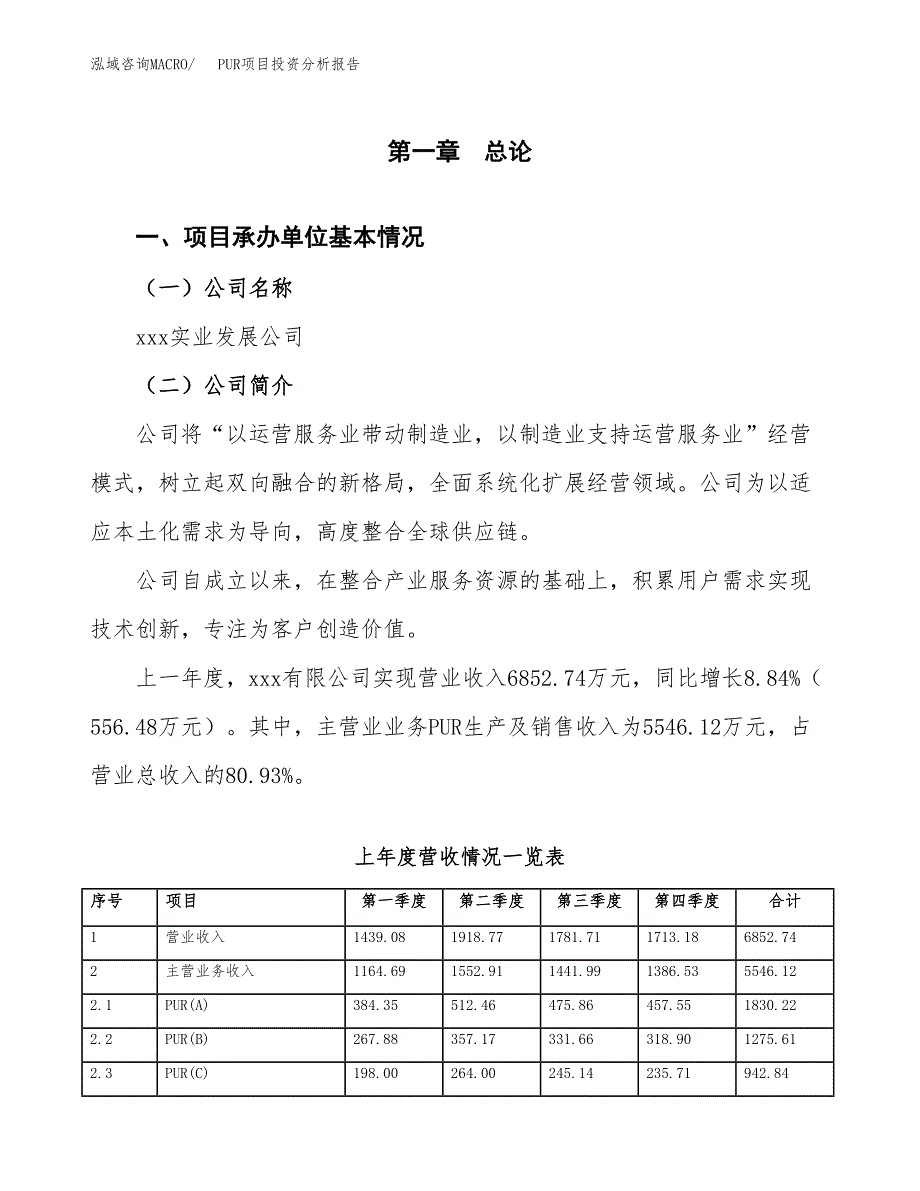 PUR项目投资分析报告（总投资8000万元）（35亩）_第2页