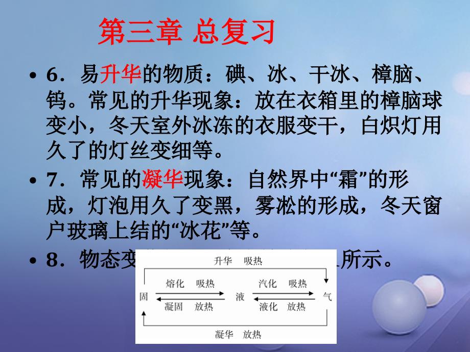 2017年秋八年级物理上册 3 物态变化总复习课件 （新版）新人教版_第4页