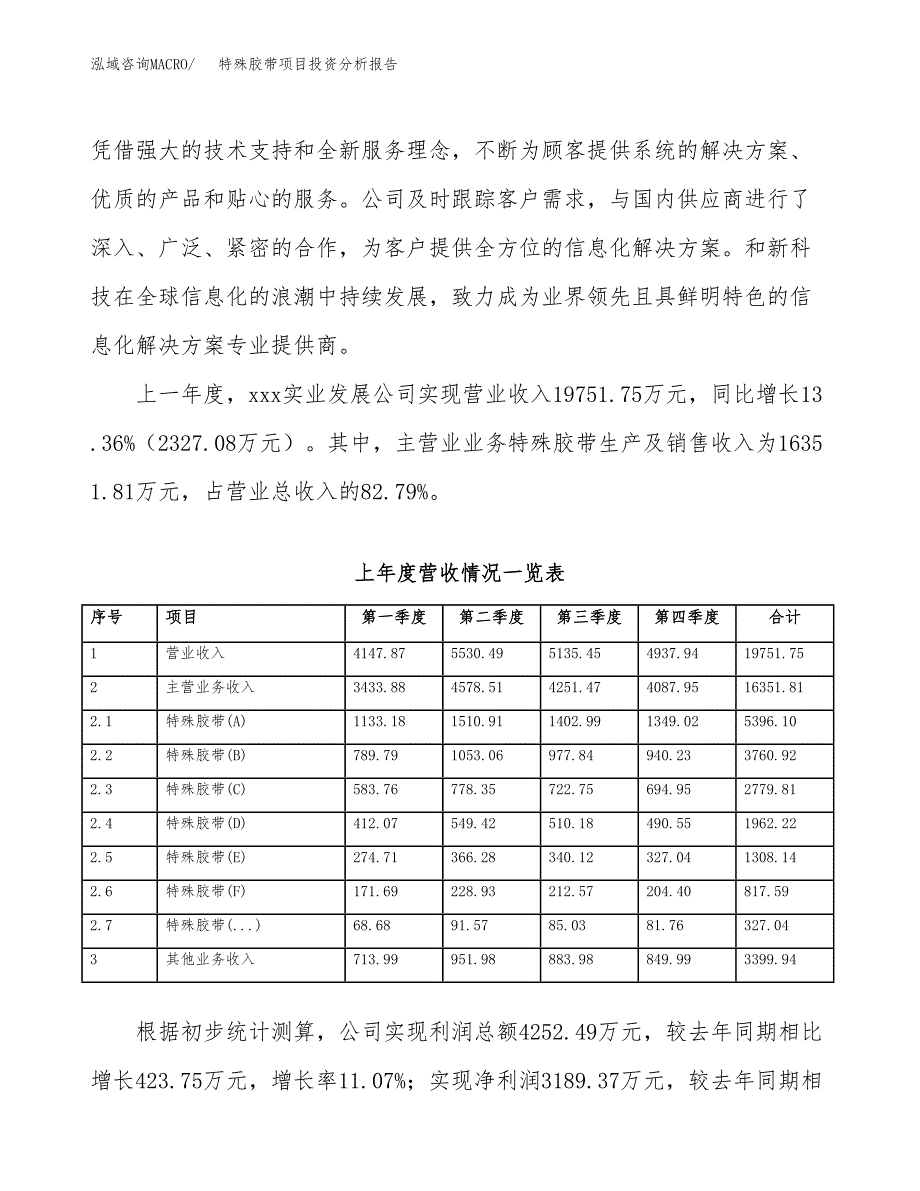 特殊胶带项目投资分析报告（总投资15000万元）（65亩）_第3页