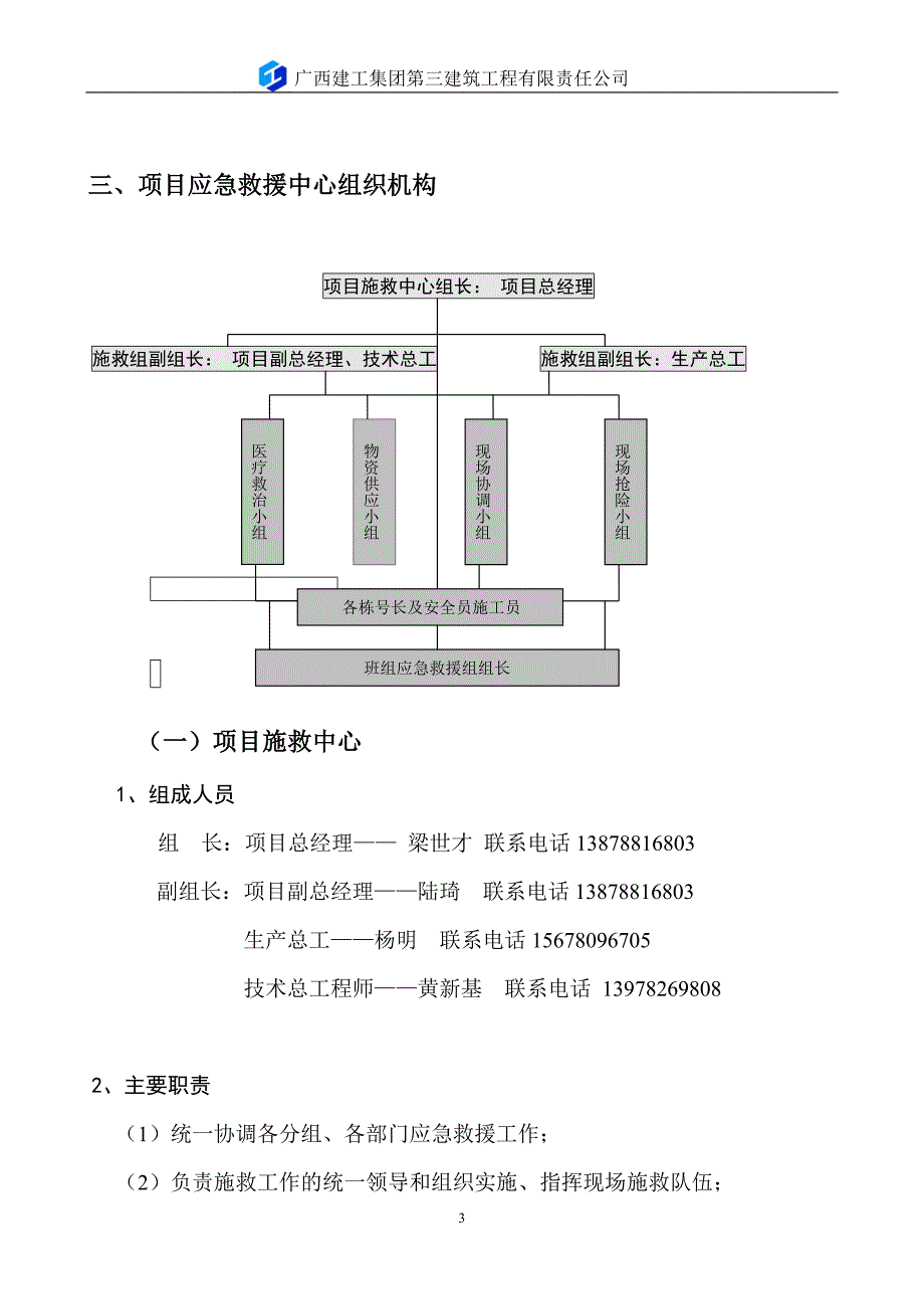 二期建筑工程生产安全事故应急救援预案_第3页