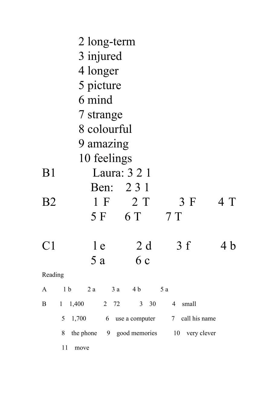 八年级英语综合练习册标准答案(全学期)_第5页