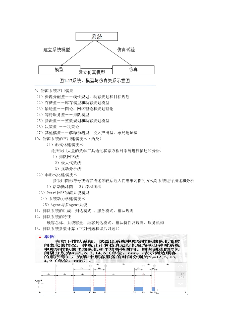 物流建模与仿真期末复习资料_第2页