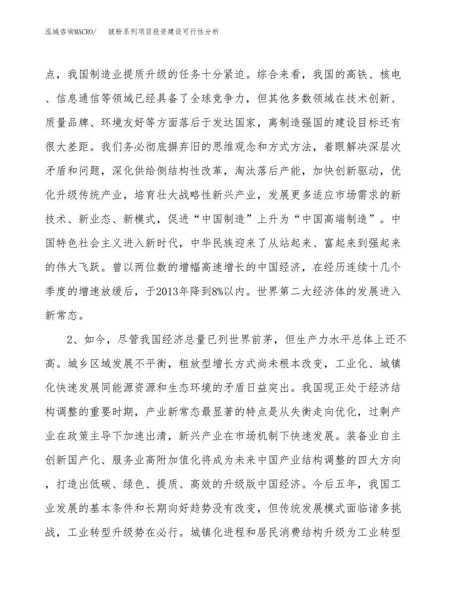 铍粉系列项目投资建设可行性分析.docx_第5页