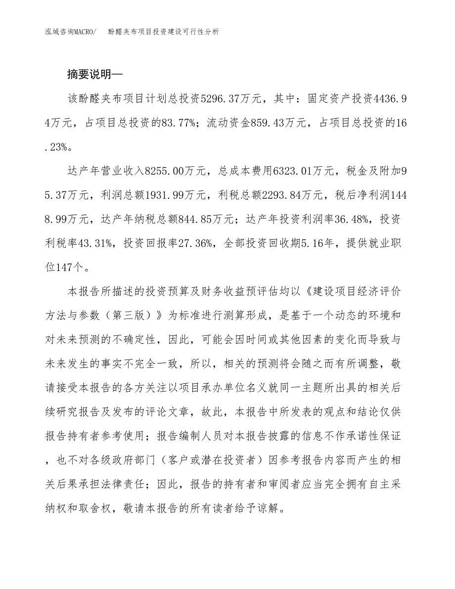 酚醛夹布项目投资建设可行性分析.docx_第2页