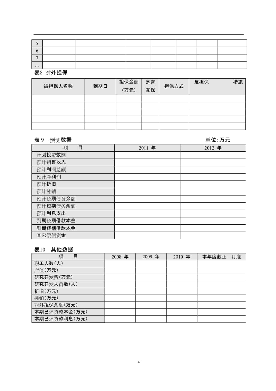 资料清单-贷款(融资)企业所需资料清单(常规资料清单)_第4页