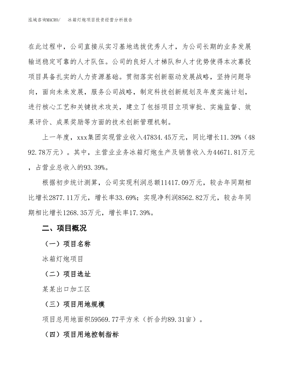 冰箱灯炮项目投资经营分析报告模板.docx_第2页