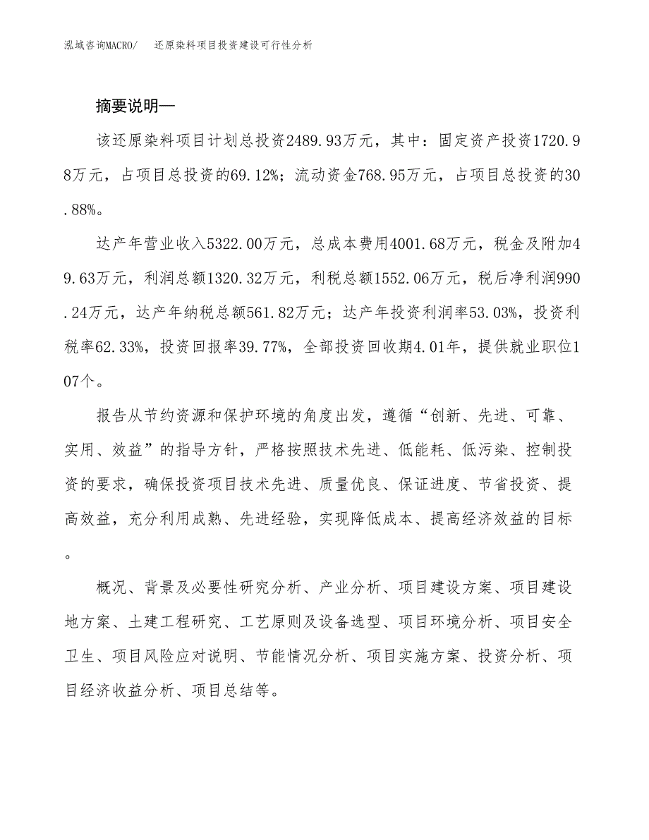 还原染料项目投资建设可行性分析.docx_第2页