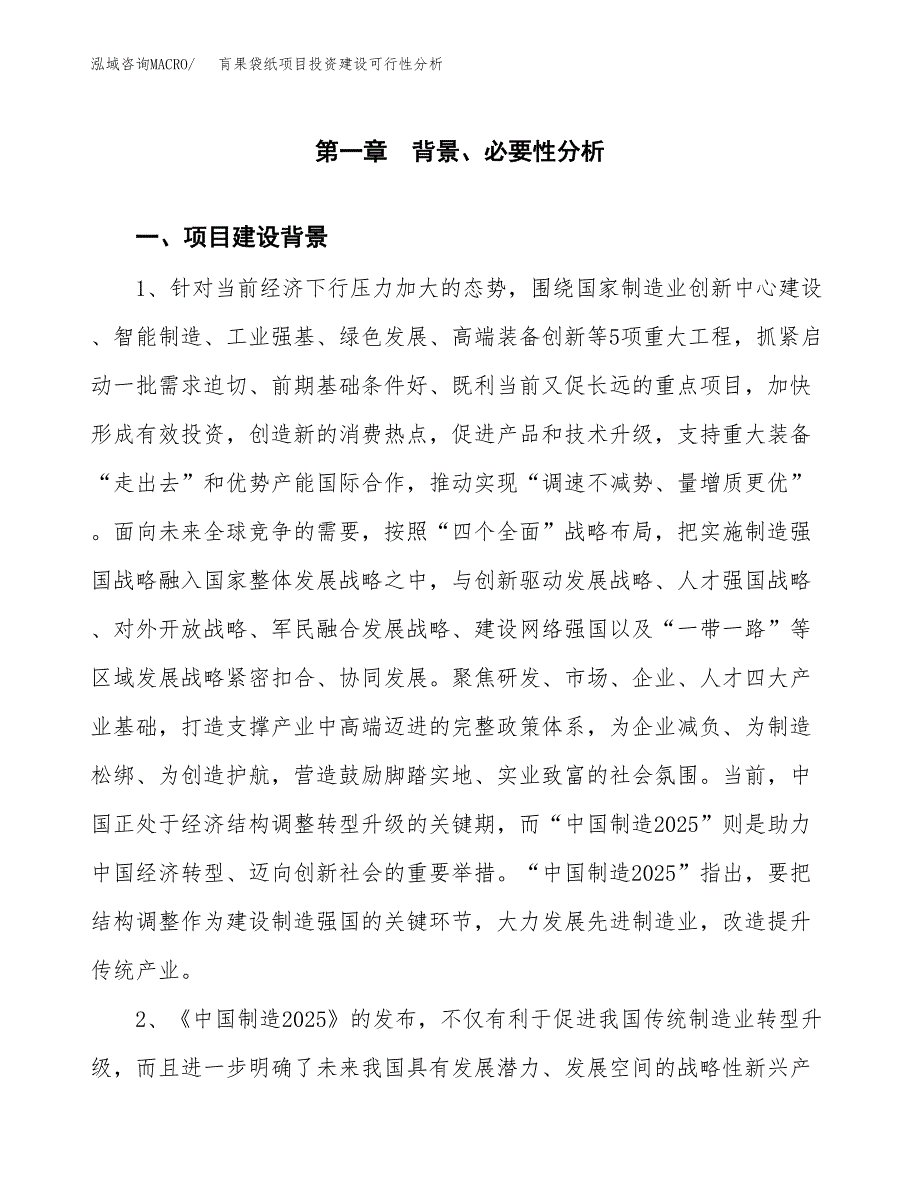 肓果袋纸项目投资建设可行性分析.docx_第4页