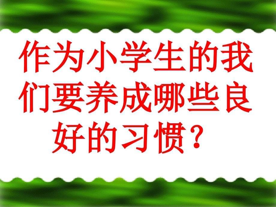 小学生行为习惯的养成教育PPT(3)综述_第5页