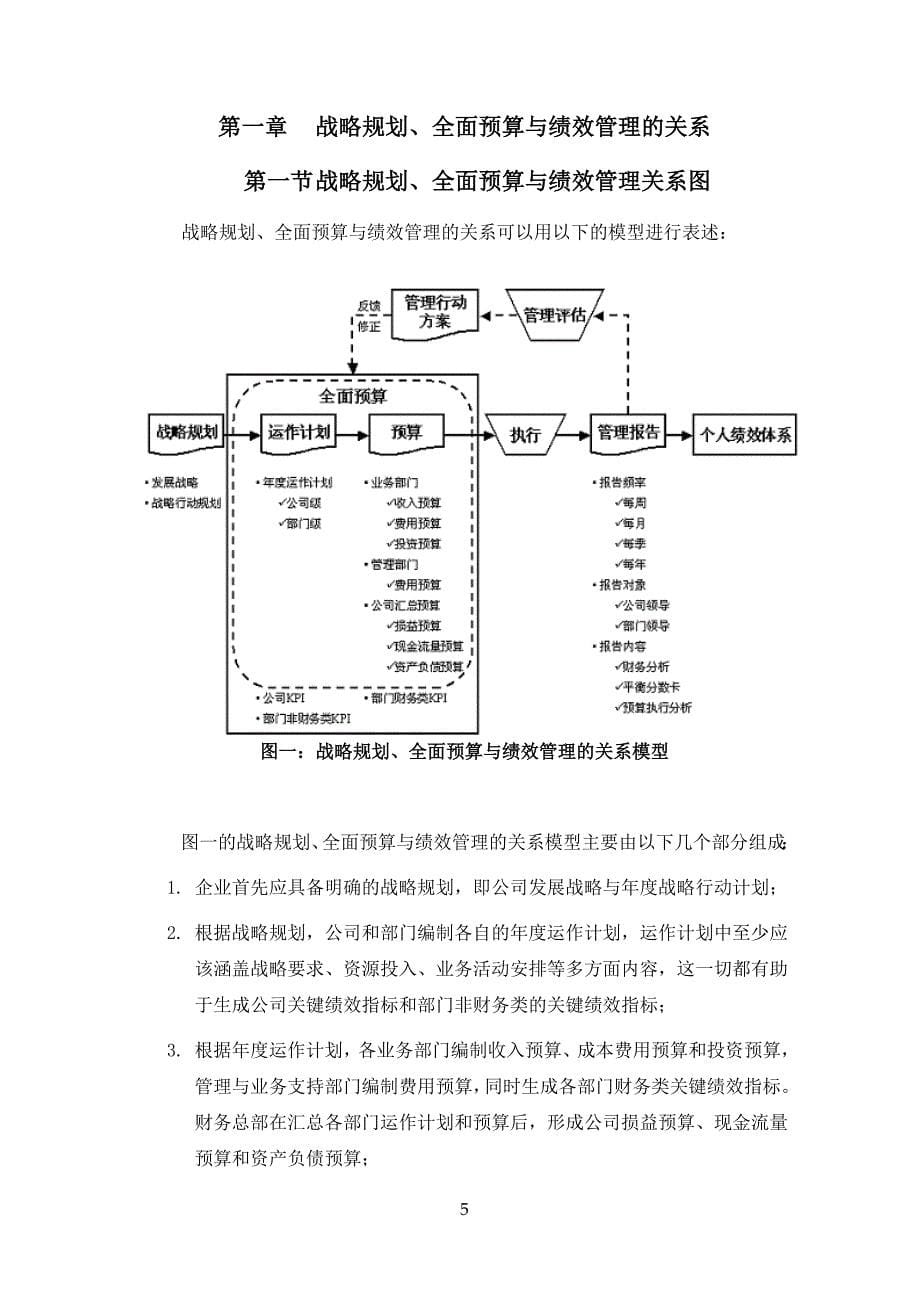 通信集团全面预算管理操作实施手册_第5页