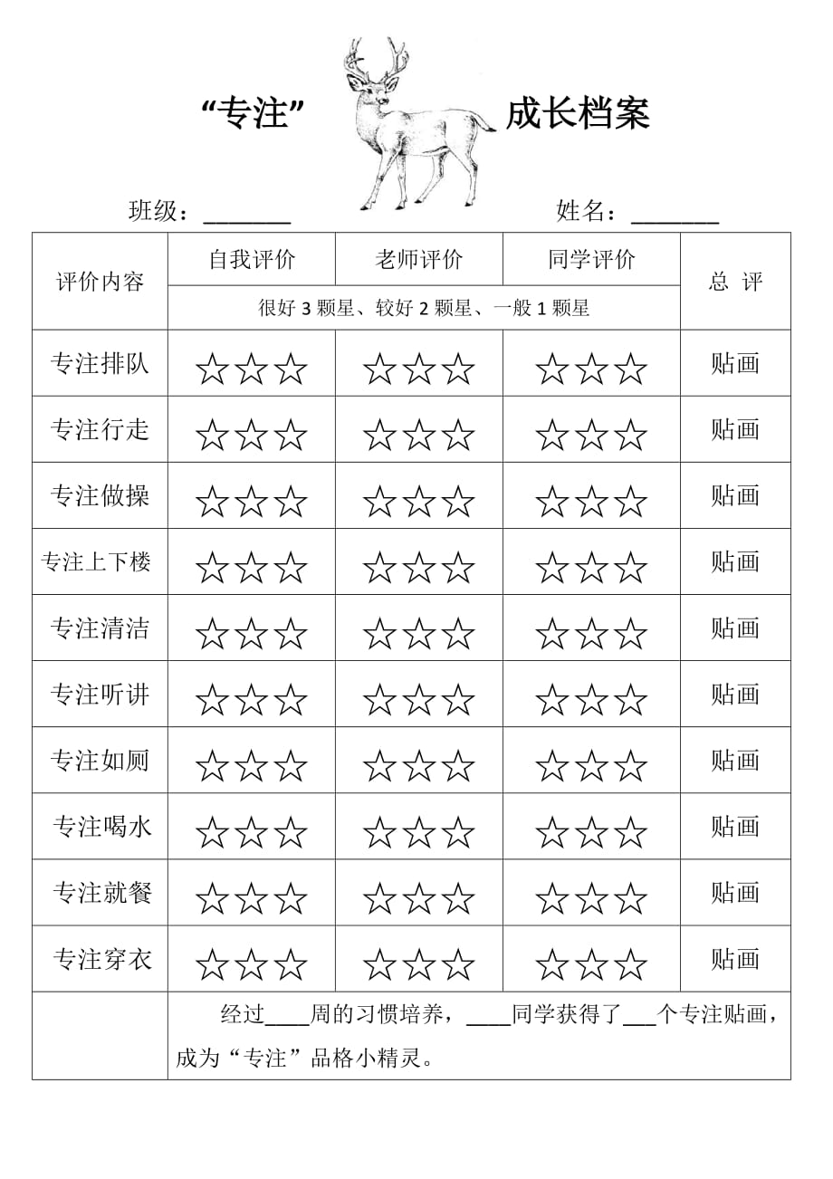 品格教育过程性评价_第1页