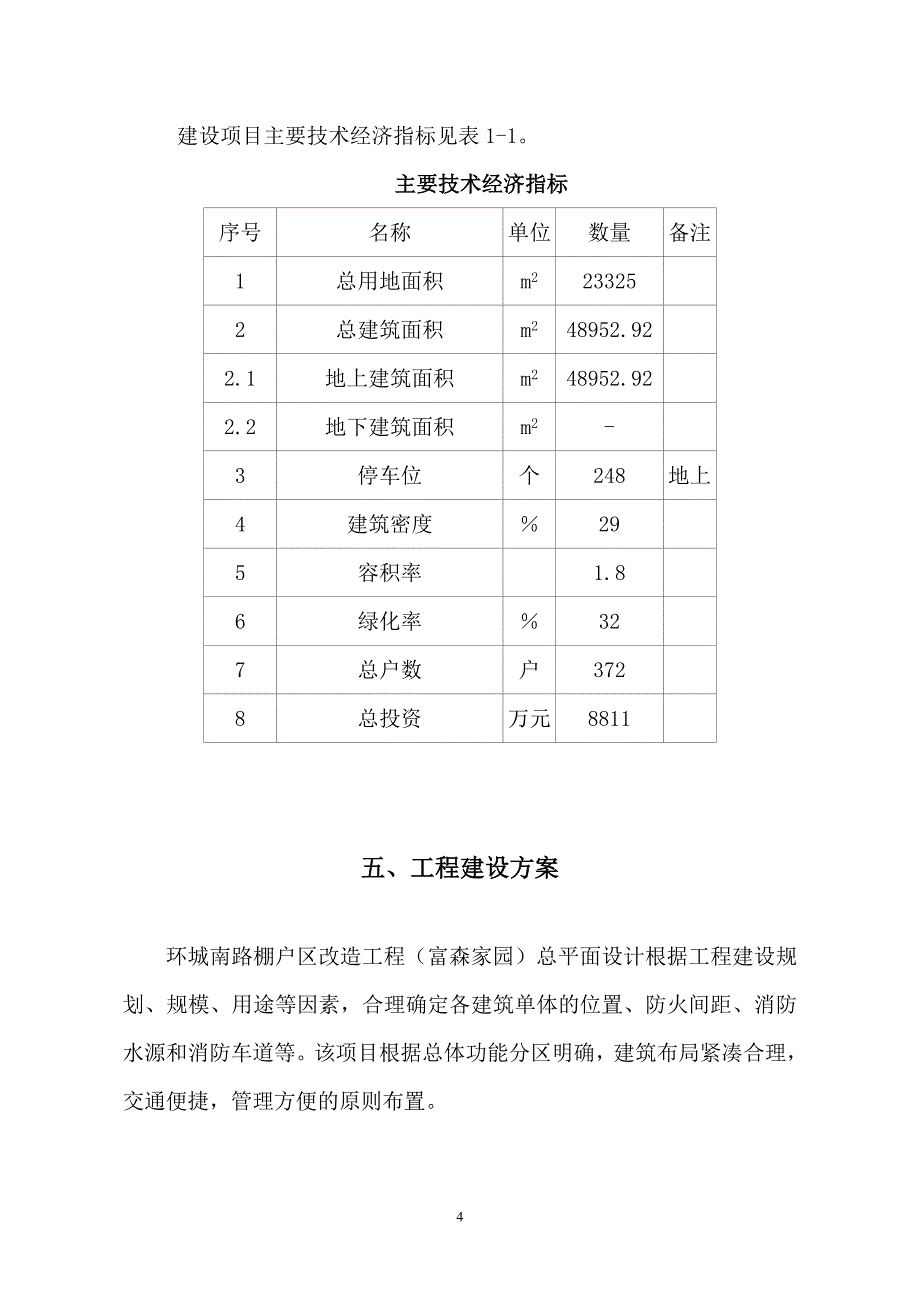 棚户区改造项目申请报告(最新)_第4页