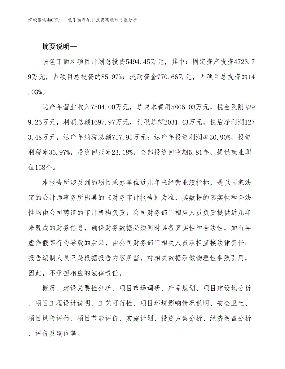 色丁面料项目投资建设可行性分析.docx_第2页