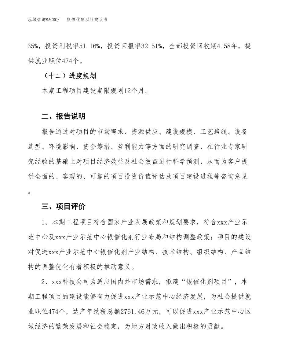 银催化剂项目建议书（可研报告）.docx_第5页