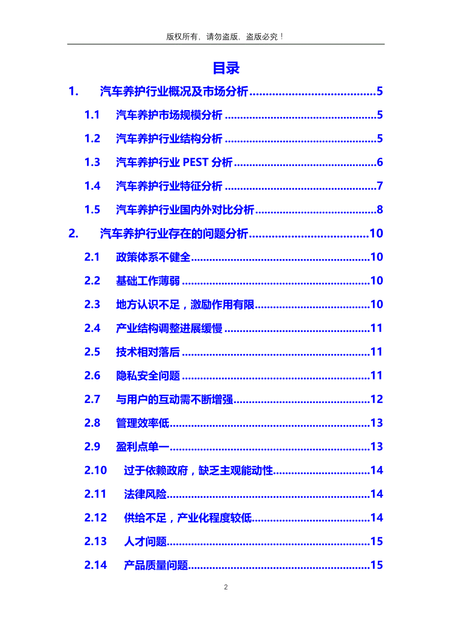 汽车养护行业分析调研报告_第2页