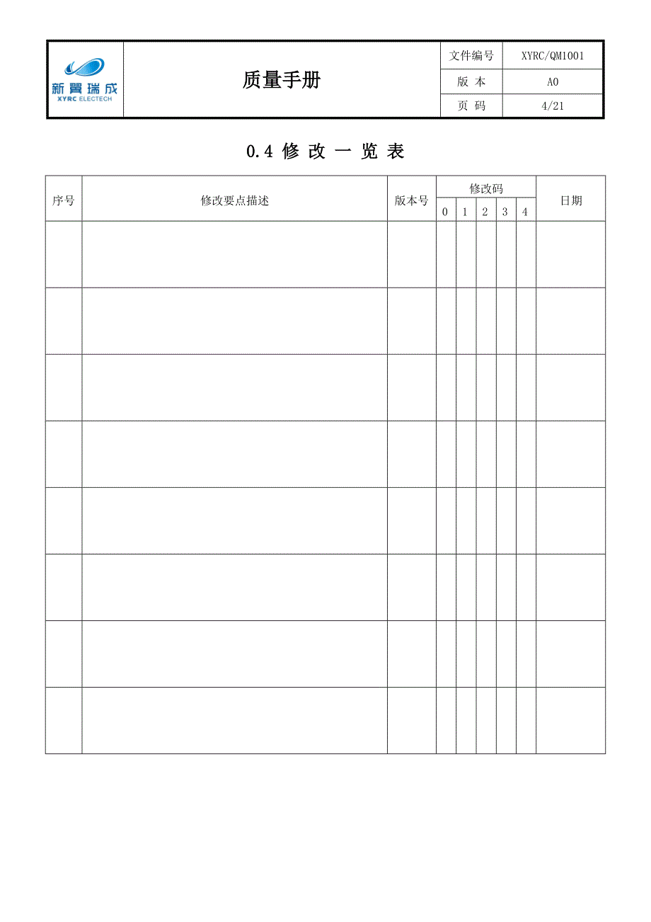 5-QM1001质量手册(A0)_第4页