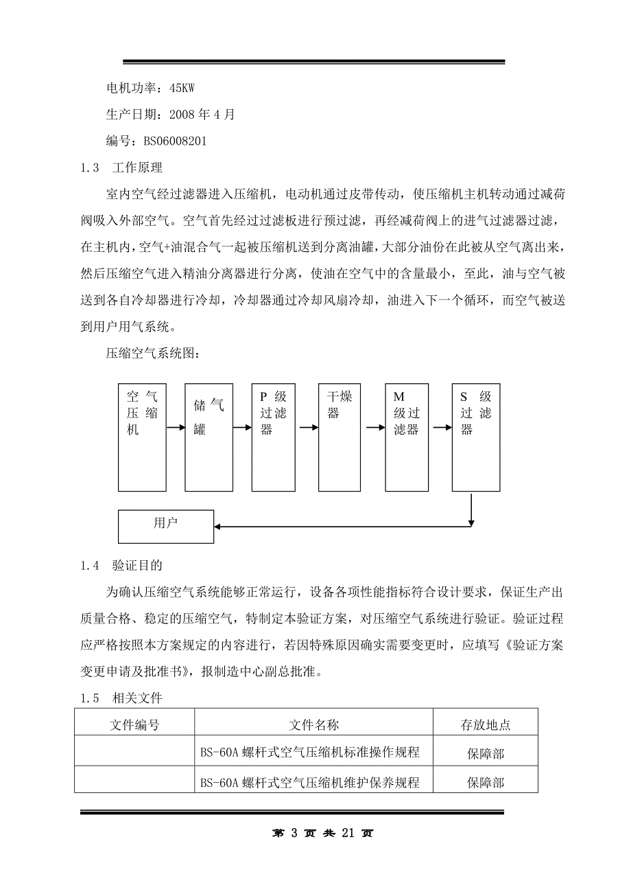 压缩空气系统验证方案 (1)._第3页