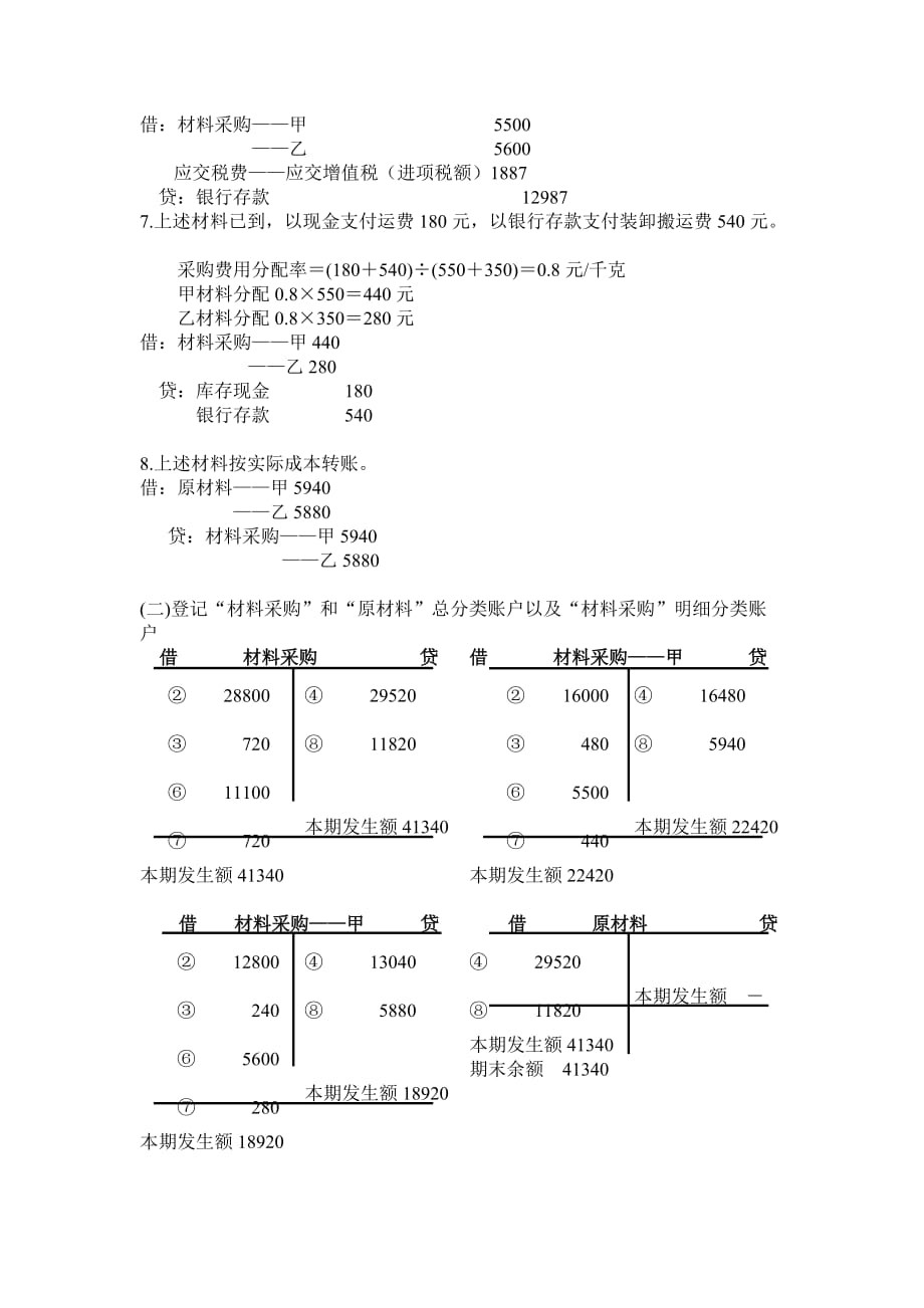 《会计原理》第三章p133习题1-5标准答案_第2页