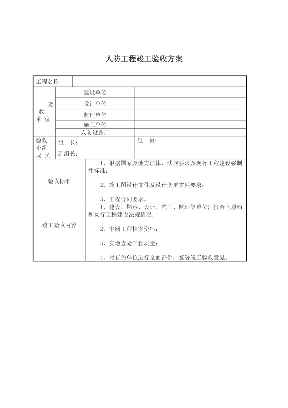 建设单位人防工程竣工验收报告_第4页