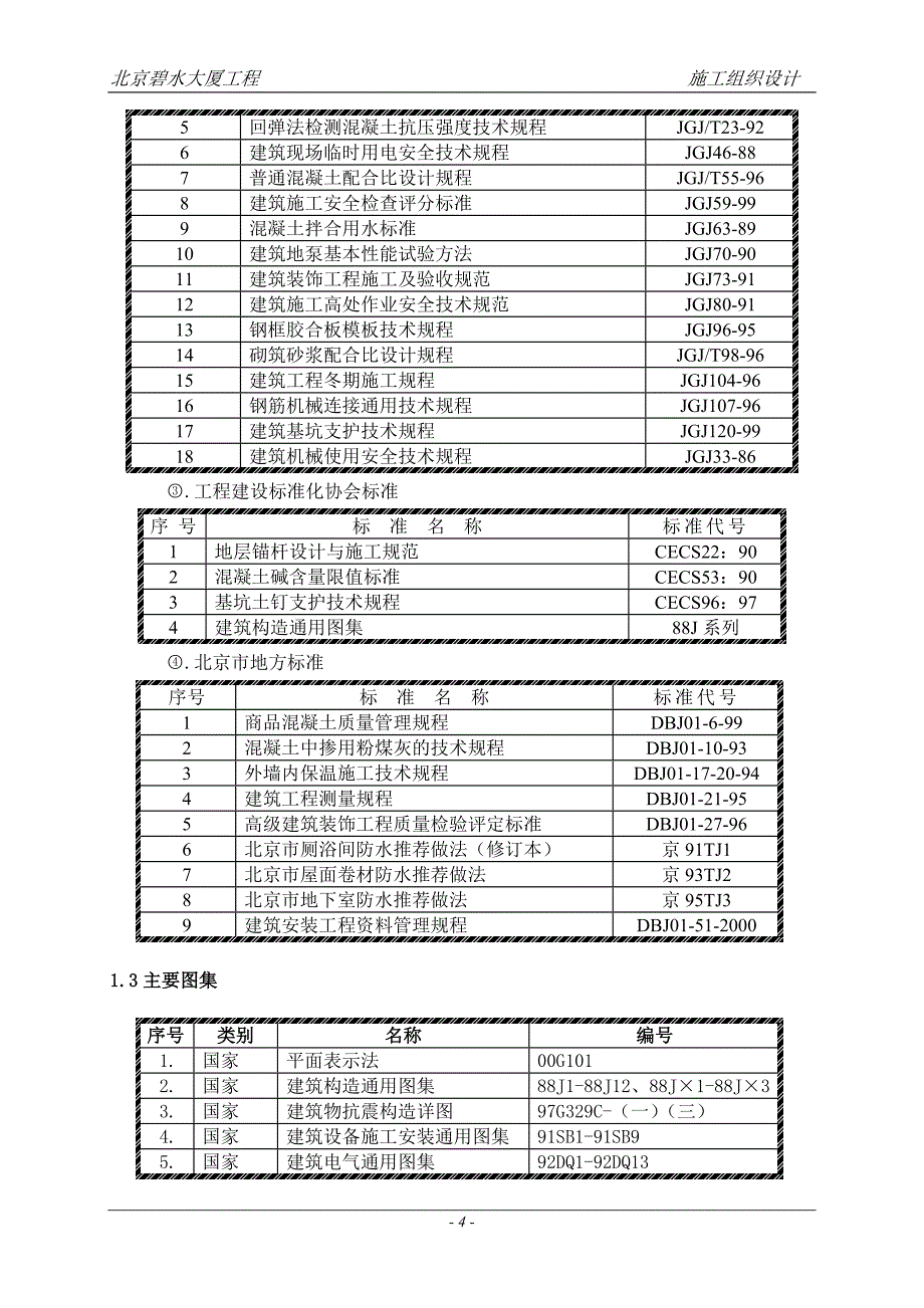 碧水大厦施工组织设计3_第4页