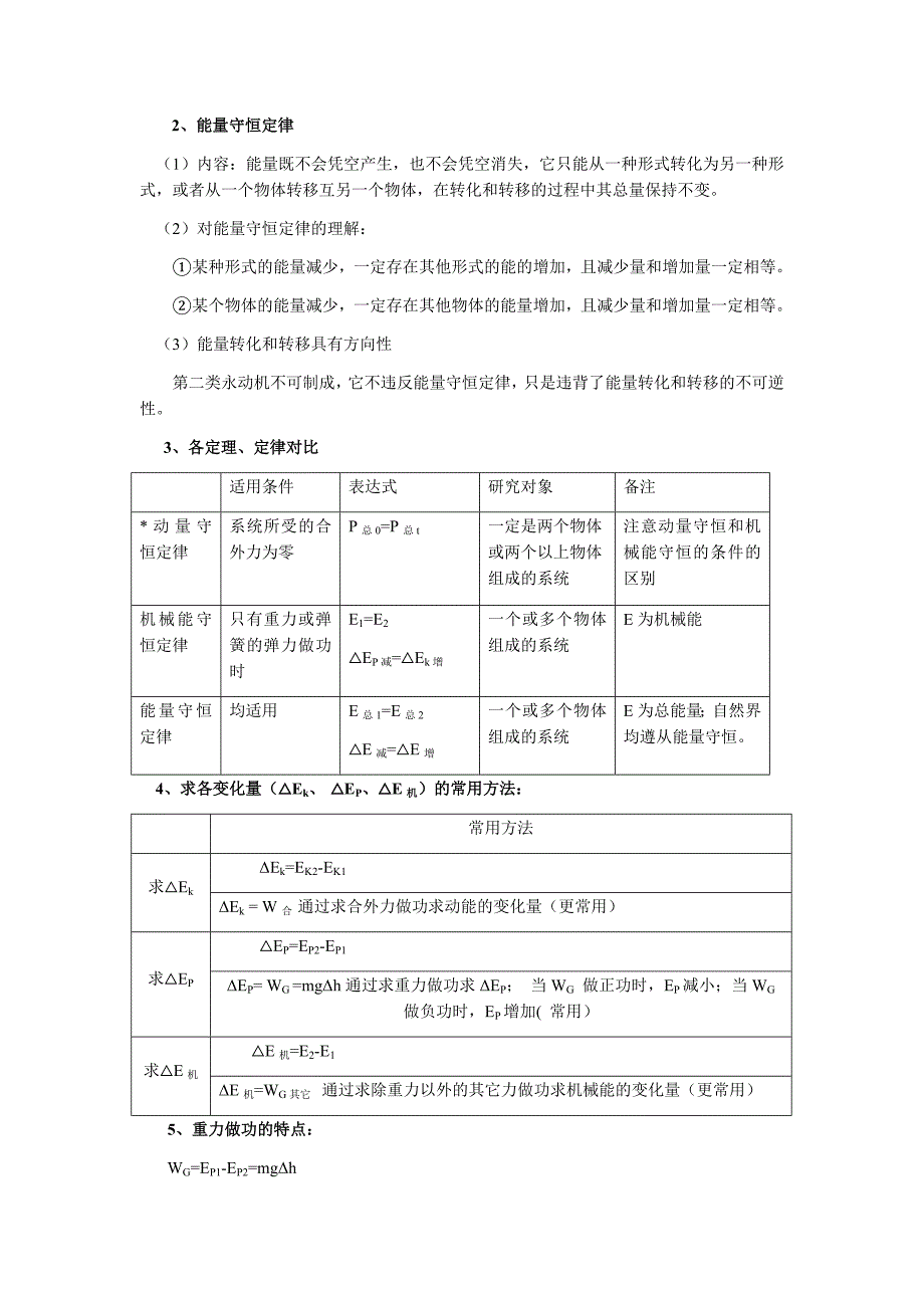 机械能守恒与能量守恒综述_第3页