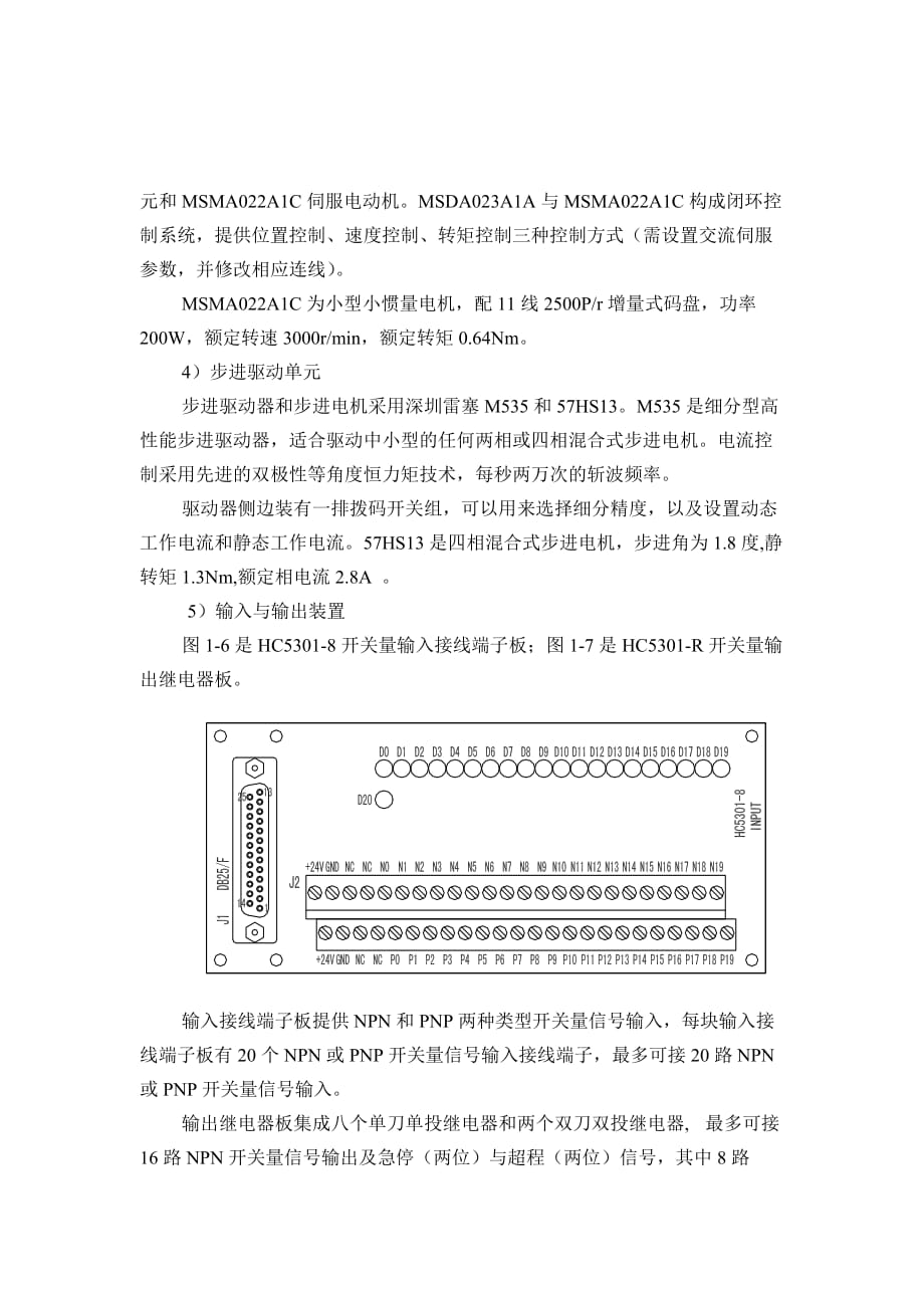 华中数控综合实验台认识 - 华中数控综合试验台实验指导书_第4页