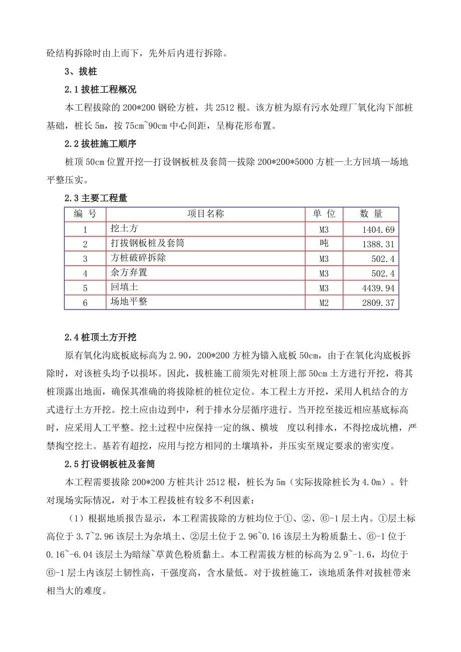 污水处理拔桩方案_第5页