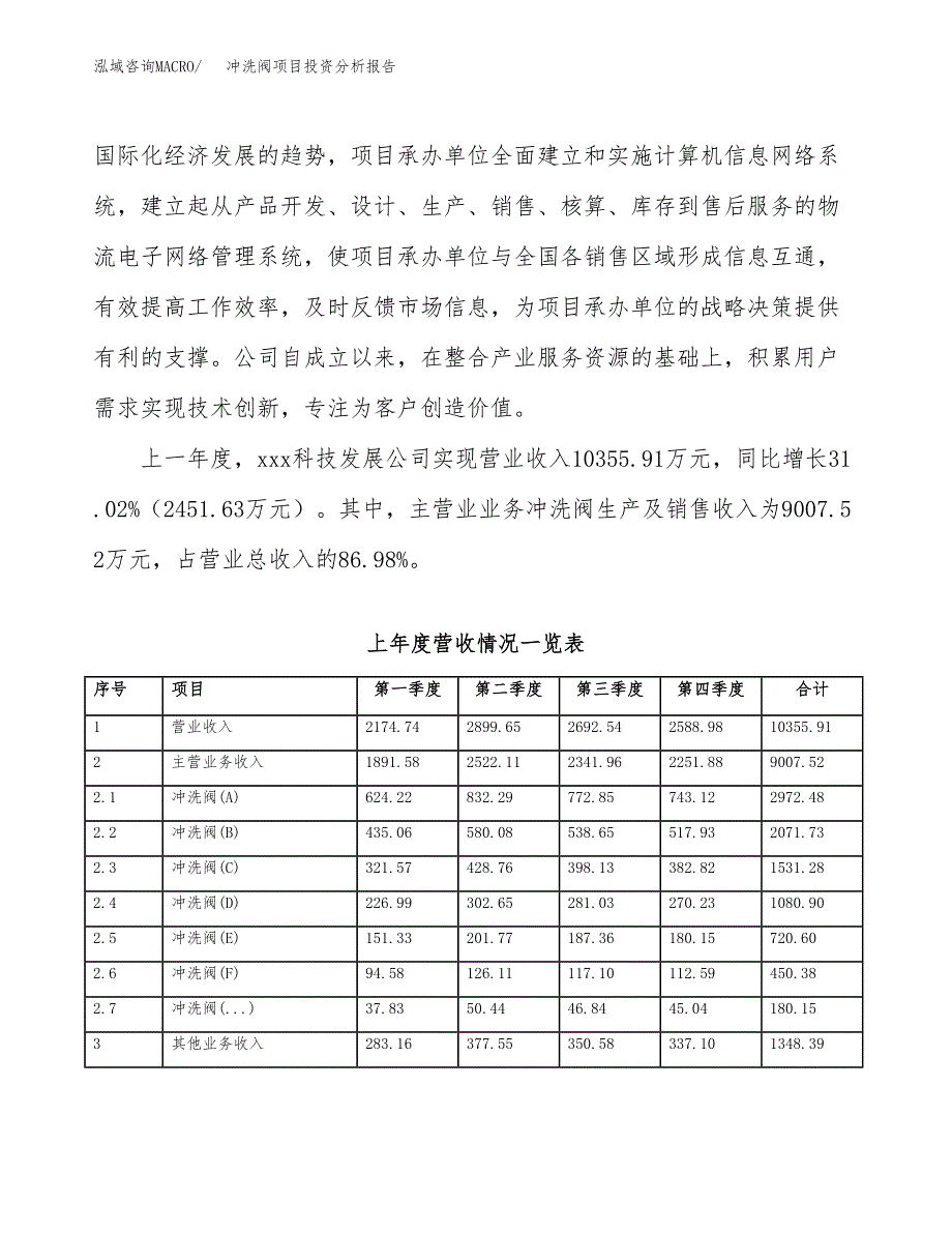 冲洗阀项目投资分析报告（总投资11000万元）（51亩）_第3页