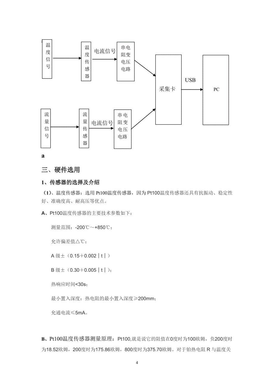 管道流量和温度实时监测系统实训报告._第5页