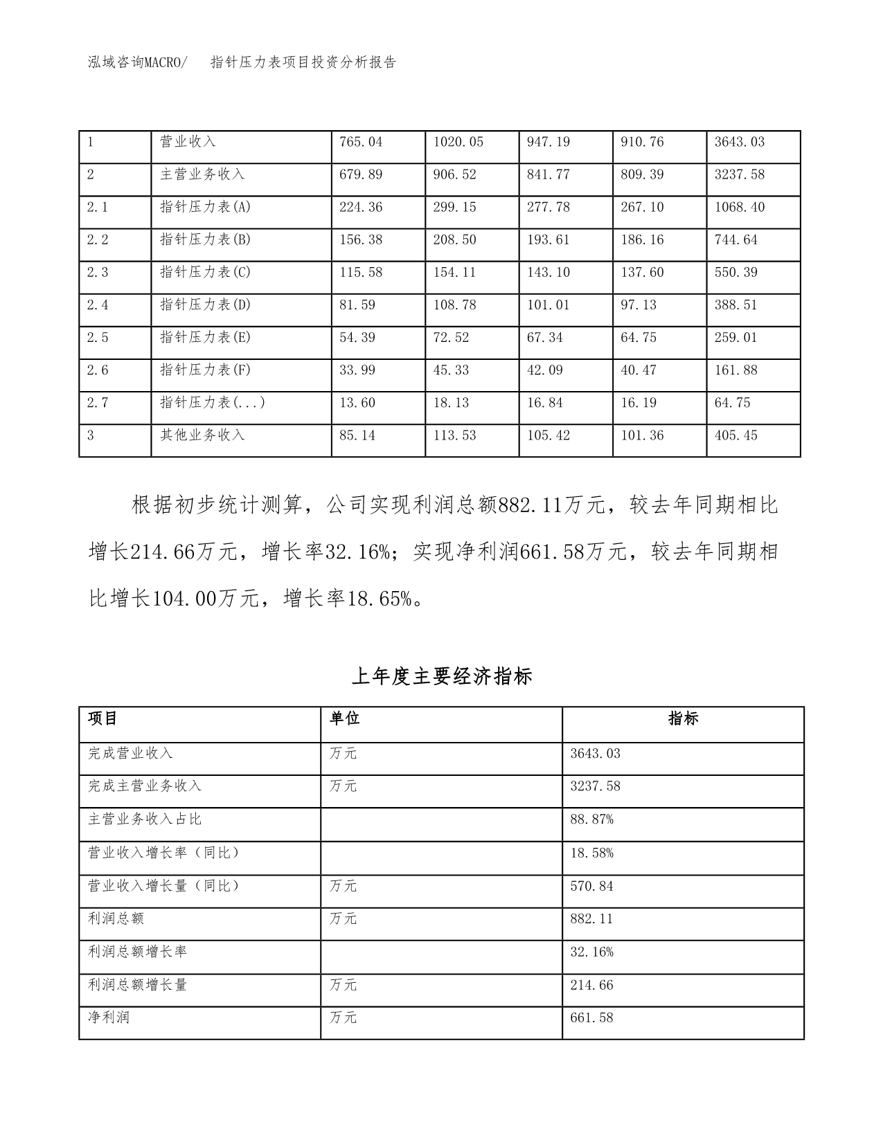 指针压力表项目投资分析报告（总投资3000万元）（13亩）_第3页