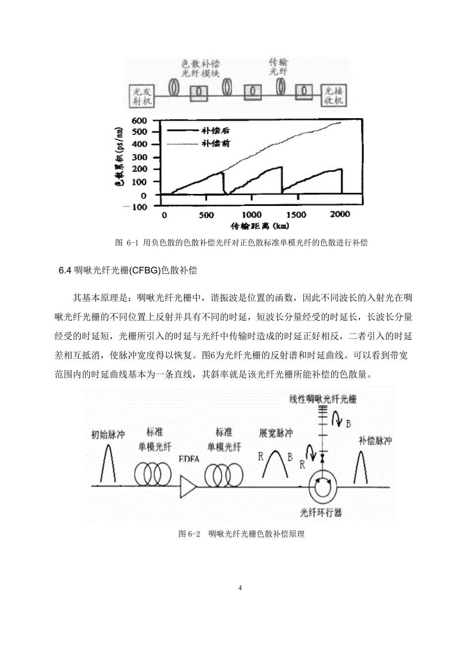 光纤课程设计——色散补偿分析._第5页