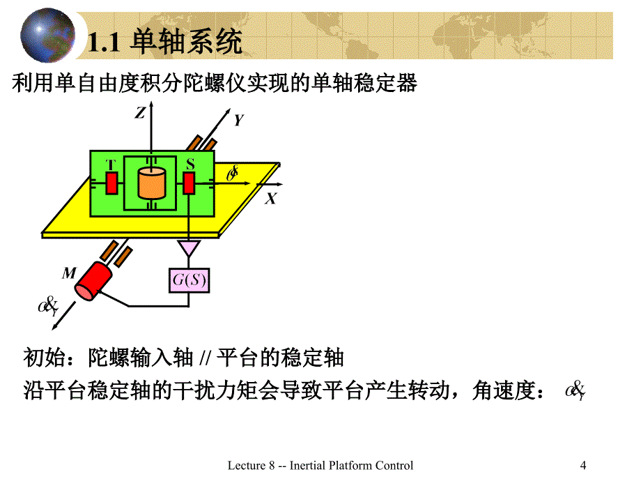 惯性技术课件7--惯导平台控制分析 (哈工大版,1-16全)解析_第4页