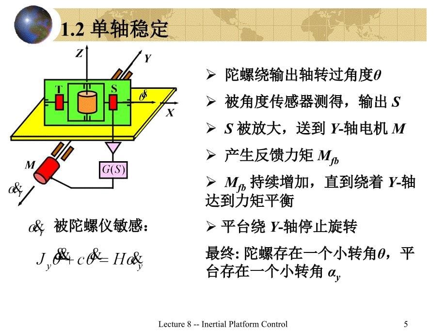 惯性技术课件7--惯导平台控制分析 (哈工大版,1-16全)解析_第5页